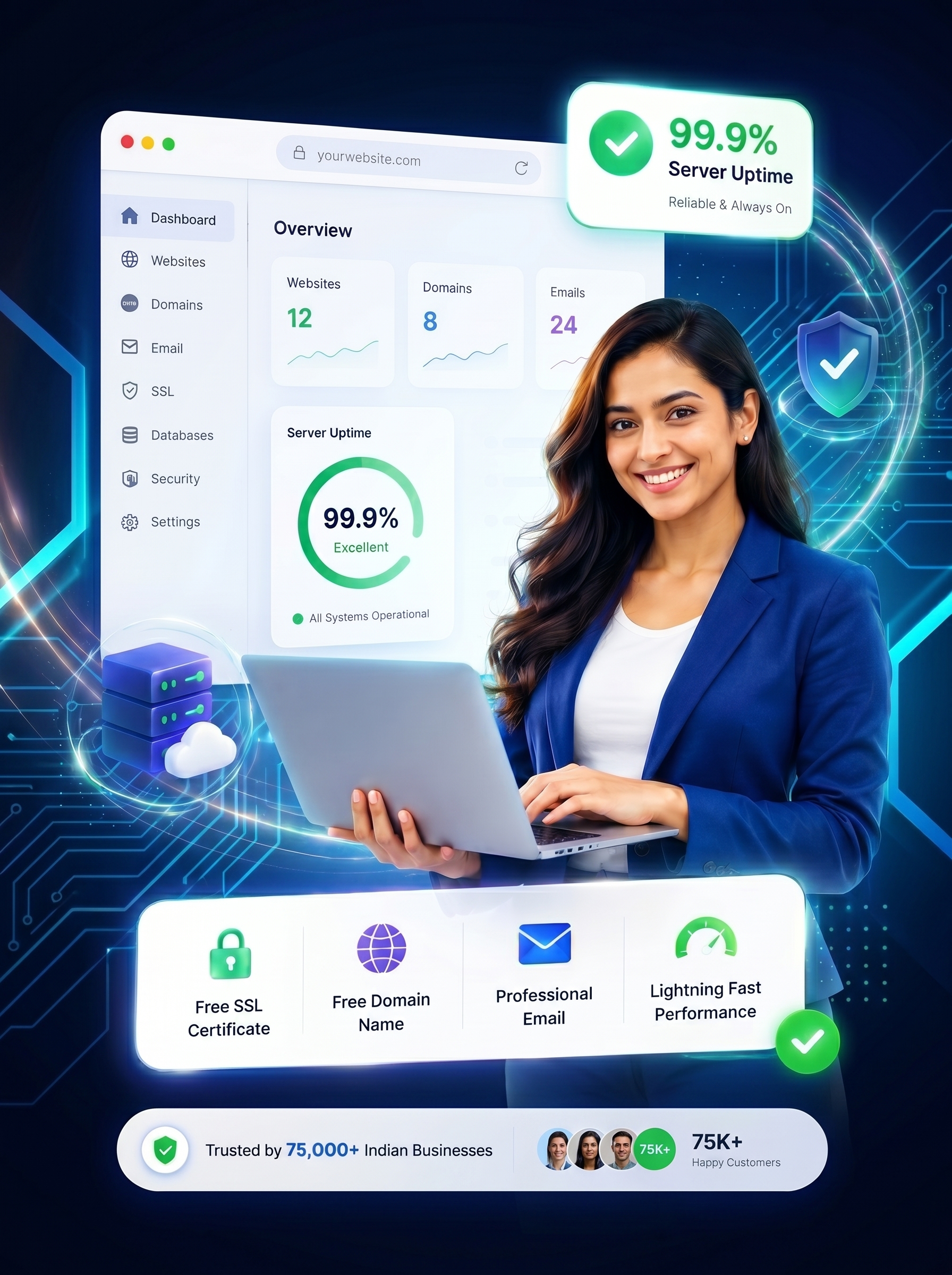 Clytrix Advanced cPanel Dashboard Interface