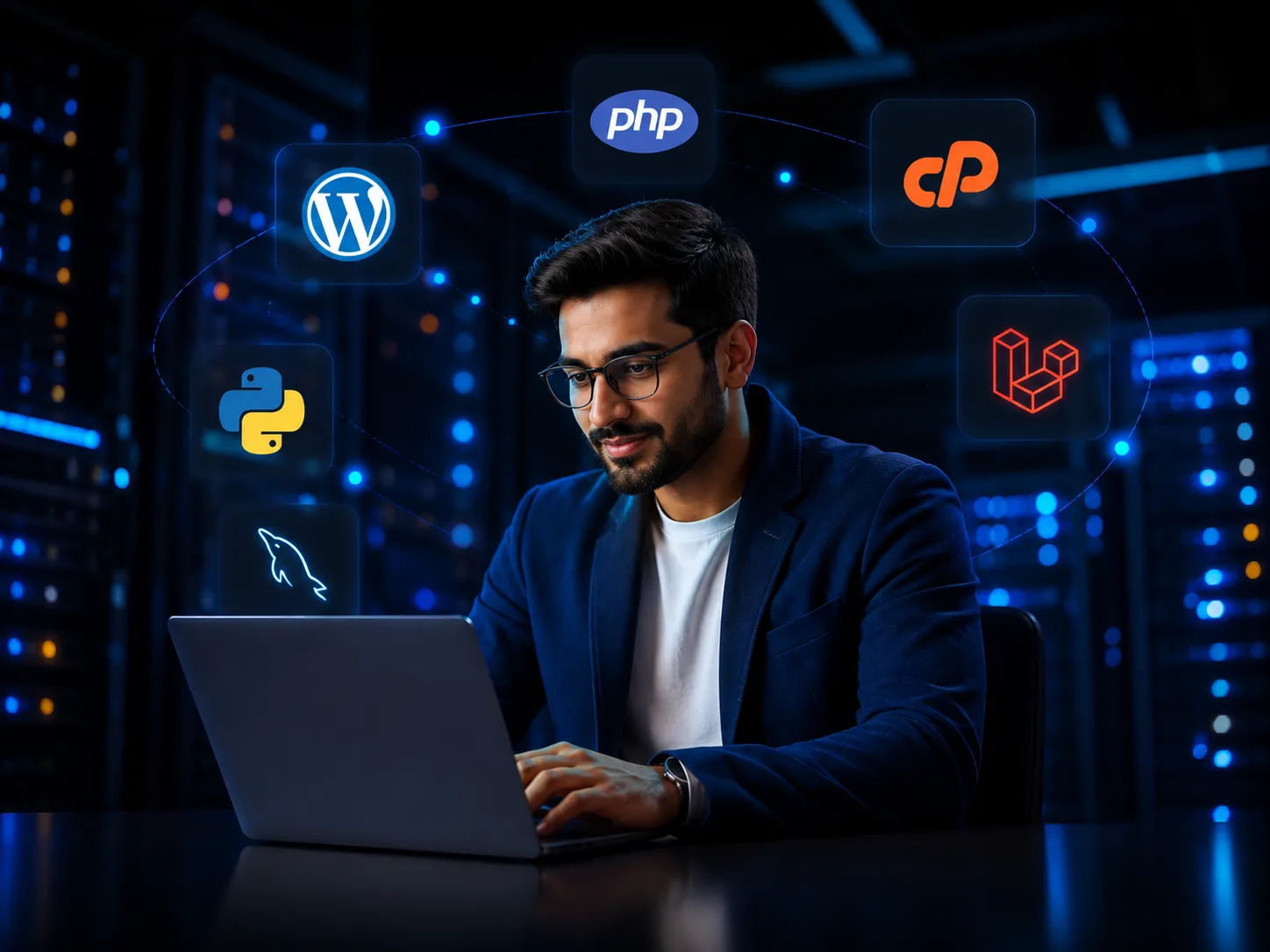 Clytrix secure shared web hosting cPanel dashboard showing system status